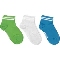 Melton Ankelsokker - 3-pack - Sporty Sneaker - Malibu Blue - - 23/26 - Sokker