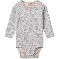 Wheat Body I/e - Liv - Powder Blue Blomster - - 74 - Langermet Body