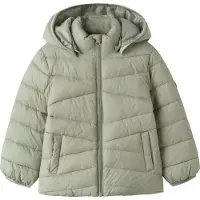 Name it Polstret Jakke - NmfMarble - Sjøgress - - 6 år (116) - Dunjakke