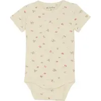Minymo Body k/e - Viskose - Strawberry Ice m. Mansikka - - 1½ år (86) - Kortermet body