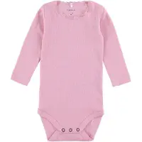 Name it Body I/e - Noos - Rib - NbfKab - Sweet Drømmer/Melange - - 2 år (92) - Langermet Body