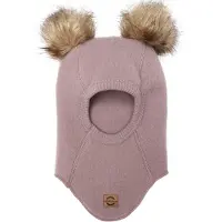 Mikk-Line Balaclava - Ull - Twilight Mauve m. Dusk - - 86/92 - Balaclava - enkel