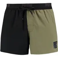 Puma Badeshorts - Moss Green Combo - - S - Small - Badetøy