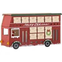 Bloomingville Adventskalender m. Lys - Edward - Rød - - OneSize - Kalender