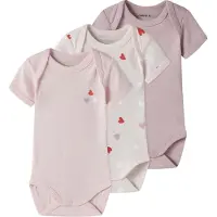 Name it Body k/e - Noos - 3-pack - Carinaria/Ballery - - 3 år (98) - Kortermet body