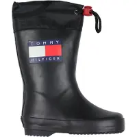 Tommy Hilfiger Gummistøvler - Svart - - 31 - Gummistøvler