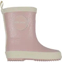 Pom pom Gummistøvler - Rose Glitter - - 22 - Gummistøvler
