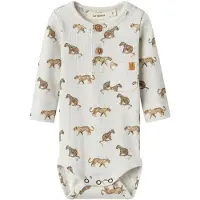 Lil´ Atelier Lil' Atelier Body I/e - Rib - NbmGavo - Vapor Blue - - 68 - Langermet Body