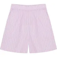 Creamie Shorts - Poplin - Rose Rosa m. Striper - - 8 år (128) - Shorts