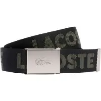 Lacoste Belte - Jaquard Webbing - Noir Escadron - - 100 cm - Belte