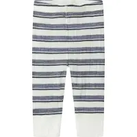 Name it Leggings - Ull - Noos - NbmWang - Folkstone grå/Snow hvi - - 1 år (80) - Leggings - Ull