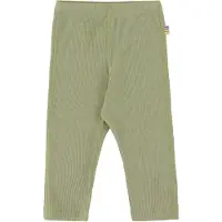 Joha Leggings - Rib - Ull/Silke - Grønn - - 100 - Leggings - Ull