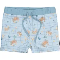 Mikk-Line Badebukser - Falmet Denim - - 122/128 - Badetøy