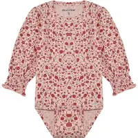 Minymo Body I/e - Peach Pisk - - 1 år (80) - Langermet Body