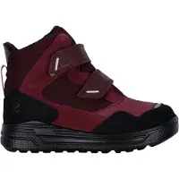 Ecco Vintersko - Urban Snow K Mid - Black/Red Plum/Dark Ruby - - 31 - Vinterstøvler
