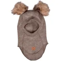 Mikk-Line Balaclava - Ull - Melange Denver m. Dusk - - 62/68 - Balaclava - enkel