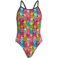 Funkita Badedrakt - Singel Strap - Pino Punch m. Ananas - - 18-20 år - Badetøy