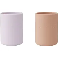 Liewood Kopper - 2-pack - Silikon - Ethan - Katt - Light Lavende - - OneSize - Kopp