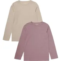 Minymo Gensere - 2-pack - Elderberry/Regnværsdag - - 12 år (152) - Genser