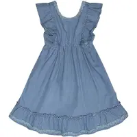 Thats Mine That's Mine Kjole - Jasmin - Denim - Blue - - 4 år (104) - Kjole