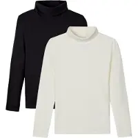 Name it Genser m. Turtleneck - 2-pack - Noos - NknViggo - White - - 11-12 år (146-152) - Genser