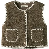 Lil´ Atelier Løs Passform Teddy Vest