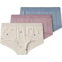 Name it Hipsters - Noos - 3-pack - NkfHipster - Peyote Melange/M - - 13-14 år (158-164) - Hipsters
