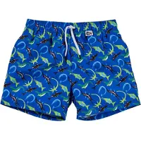 Beco Badeshorts - Ocean Dinos - Blå - - 4-5 år (104-110) - Badetøy
