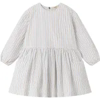 MarMar Kjole - Dagmary - Blue Iris Stripe - - 10 år (140) - Kjole