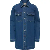 Kids Only Kjole - KogBelle - Medium+ Blue Denim - - 7 år (122) - Kjole