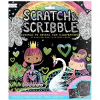 Ooly Skrap And Scribble Sett - Princess Garden - - OneSize - Malebok