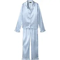 LMTD Pyjamas Sett - NlfNightystripes - Windsurfer/White Alyssum - - 15-16 år (170-176) - 2-delt nattøy