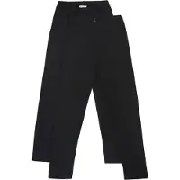 Minymo Leggings - 2-pack - Anthracite - - 12 år (152) - Leggings