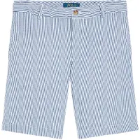 Ralph Lauren Shorts - Preppy - Blå/Hvit Stripet - - 10 år (140) - Shorts