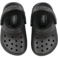 Crocs Sandaler m. Fôr - Classic+ Fôret tresko T - Svart - - 22/23 - Sandals
