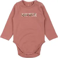 The New Siblings Body I/e - TnsbSister - Visnet Rose - - 1 år (80) - Langermet Body