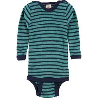 Engel Body I/e - Ull/Silke - Turkis/Navy - - 86/92 - Langermet Body