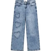 Abercrombie & Fitch Jeans - Low Rise Posete - Indigo Hearts - - 15-16 år (170-176) - Jeans
