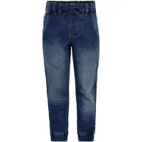 Minymo Bukser - Stretch Loose Passform - Blå Denim - - 1 år (80) - Jeans