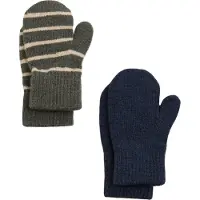 CeLaVi Votter - Ull/Nylon - 2-pack - Gløgg i basilikum - - 3-6 år - Votter