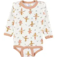 Joha Scarecrow Ull Bambus Body Off White/Peach (100 / 3-4 år)