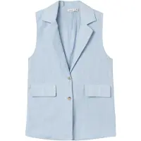 Name it Vest - NkfFalinnen - Chambray Blue - - 11-12 år (146-152) - Vest