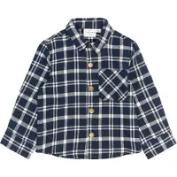 The New Siblings Skjorte - TnstRiggs - Flannel - Navy Blazer Che - - 1½ år (86) - Skjorte