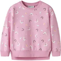 Name it Collegegenser - NmfBissine - Begonia Rosa - - 2 år (92) - Collegegenser