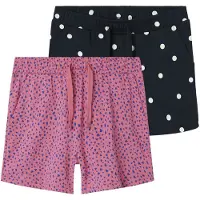 Name it Shorts - Noos - NkfVigga - 2-pakning - Camilla Rose - - 4 år (104) - Shorts