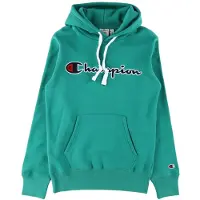 Champion Fashion Hettegenser - Grønn m. Logo - - 16-18 år (176-188) - Hettegenser