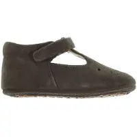 Bisgaard Ballerinasko - Blomstring - Dark Brown - - 19 - Tøfler