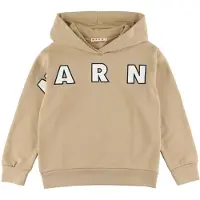 MARNI Hettegenser - Papp Beige m. Logo - - 10 år (140) - Hettegenser