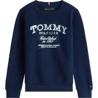 Tommy Hilfiger Collegegenser - Dark Natt Blue - - 16 år (176) - Collegegenser