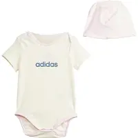 Adidas Gaveeske - Body k/e/Lue - Hvit/Rosa - - 2 år (92) - Kortermet body